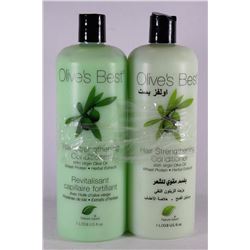 LOT OF 2 OLIVE'S BEST HAIR STRENGTHENING
