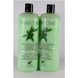 LOT OF 2 OLIVE'S BEST HAIR STRENGTHENING
