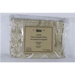 NEW LUXURY WOVEN JACQUARD THROW 50" X 60"