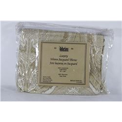 NEW LUXURY WOVEN JACQUARD THROW 50" X 60"