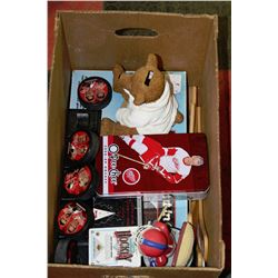 COLLECTIBLE CUPS AND NHL GREATS COINS, HOCKEY CARD