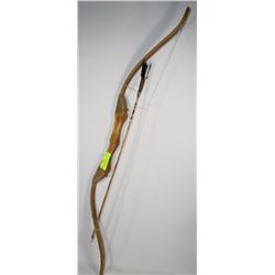 HANDMADE NATIVE STYLE BOW AND ARROW WITH FLINT