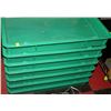 Image 1 : LOT OF 7 STACKING BINS