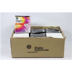 CASE OF 6-50WATT 120V INCANDESCENT LIGHTBULBS