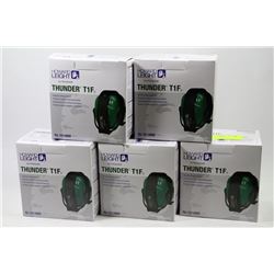 LOT OF 5 HOWARD LEIGHT THUNDER EARMUFFS