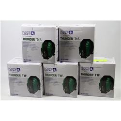 LOT OF 5 HOWARD LEIGHT THUNDER EARMUFFS