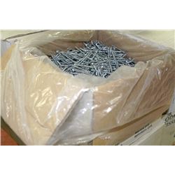 BOX OF 8X2 ZINC PLATED SCREWS (3000QTY)
