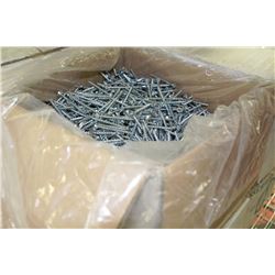 BOX OF 8X2 ZINC PLATED SCREWS (3000QTY)