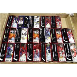 LOT OF 17 NHL COLLECTIBLE STICKS