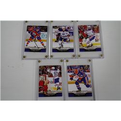CONNOR MCDAVID 1ST YEAR OILER CARDS UPPERDECK X5