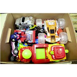 BOX FULL OF KIDS CARS & TRUCKS INCL.