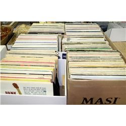 6 BOXES OF ASSORTED RECORDS