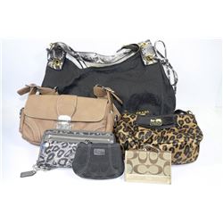 LOT OF AUTHENTIC GUESS PURSE,AUTHENTIC COACH