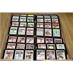 LOT OF FRAMED 1983 NHL STAR CARDS
