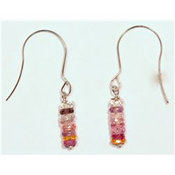 #6-14KT GOLD SAPPHIRE EARRINGS