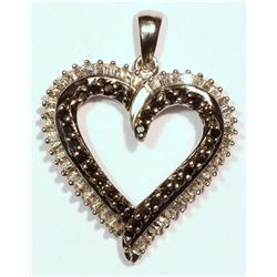 #7-10K GOLD RUBY & TOPAZ PENDANT