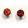 Image 1 : #8-14KT GOLD GARNET EARRINGS