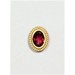 #11-14KT GOLD TOURMALINE (0.70CT) PENDANT