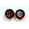 Image 1 : #17-14KT GOLD GARNET EARRINGS