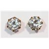 Image 1 : #23-10KT CUBIC ZIRCONIA EARRINGS