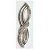 Image 1 : #41-STERLING SILVER DIAMOND PENDANT (1.80G)