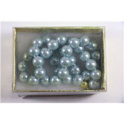 #35-SEASHELL PEARL NECKLACE SILVER GREY