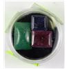 Image 1 : #30-NATURAL RUBY,EMERALD,SAPPHIRE 3PCS 34CT
