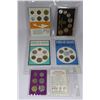 Image 1 : 5 SETS OF PROOF LIKE & SPECIMEN COINS FROM ISRAEL,