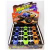 Image 1 : FLAT OF SIX NEW METAL DIE-CAST MONSTER TRUCKS