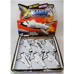 FLAT OF SIX NEW XPLANES AIRFORCE METAL DIE CAST