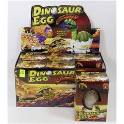 CASE OF 6 NEW DINOSAUR EGG GROWING PETS