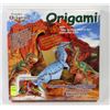 Image 1 : DINOSAUR ORIGAMI KIT WITH "STEP BY STEP-HOW TO DO"