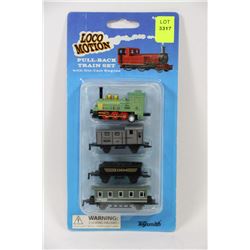 LOCO MOTION PULL-BACK TRAIN SET