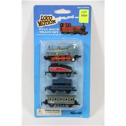 LOCO MOTION PULL-BACK TRAIN SET