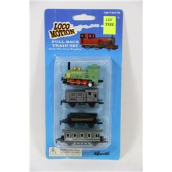 LOCO MOTION PULL-BACK TRAIN SET