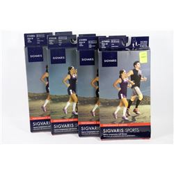 4-SIGVARIS MEDICAL GRADE COMPRESSION SLEEVES