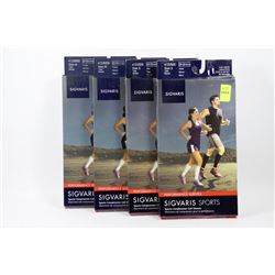 4-SIGVARIS MEDICAL GRADE COMPRESSION SLEEVES