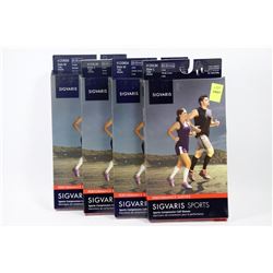 4-SIGVARIS MEDICAL GRADE COMPRESSION SLEEVES