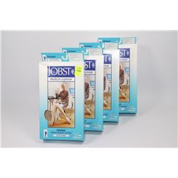 4-JOBST MEDICAL GRADE COMPRESSION THIGH HIGH  STOCKINGS