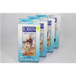 4-JOBST MEDICAL GRADE THIGH HIGH COMPRESSION