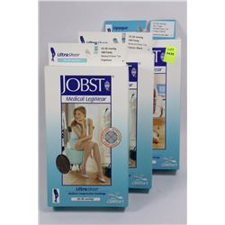3-JOBST MEDICAL GRADE COMPRESSION THIGH HIGH &