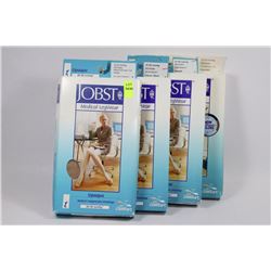 4-JOBST MEDICAL GRADE COMPRESSION SOCKINGS