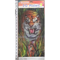 3-D TIGER TROUBLE POSTER