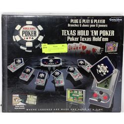 PLUG & PLAY 6 PLAYERS TEXAS HOLD 'EM