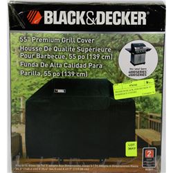 PREMIUM BLACK AND DECKER 55" BARBEQUE COVERS