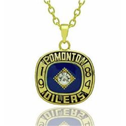 1984 STANLEY CUP EDMONTON OILERS NECKLACE -REPLICA
