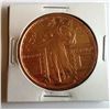 Image 1 : 1 OZ PURE COPPER STANDING LADY LIBERTY COIN
