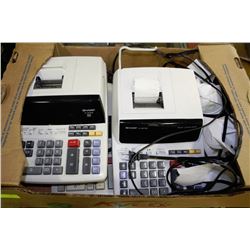 FLAT WITH 4 OFFICE CALCULATORS