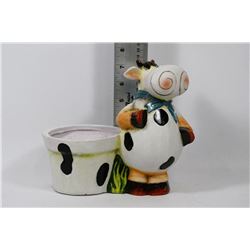 MINI COW PLANTER POT- 8" TALL