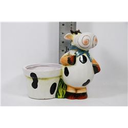 MINI COW PLANTER POT- 8" TALL